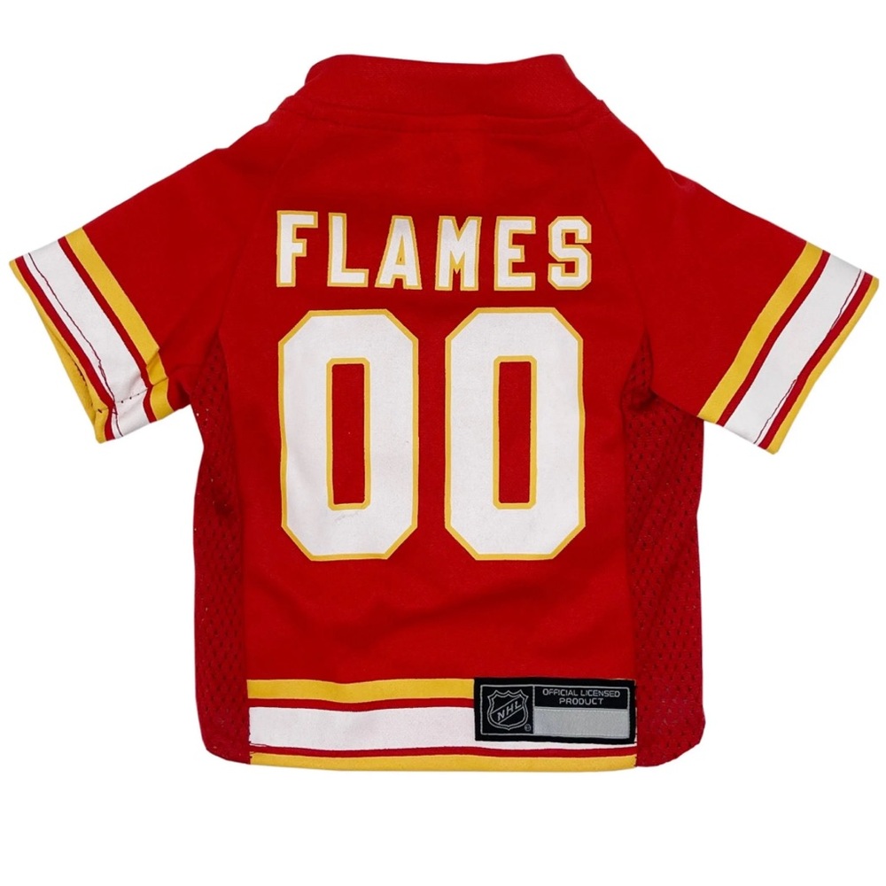 NWOT Calgary Flames Retro Pet Jersey